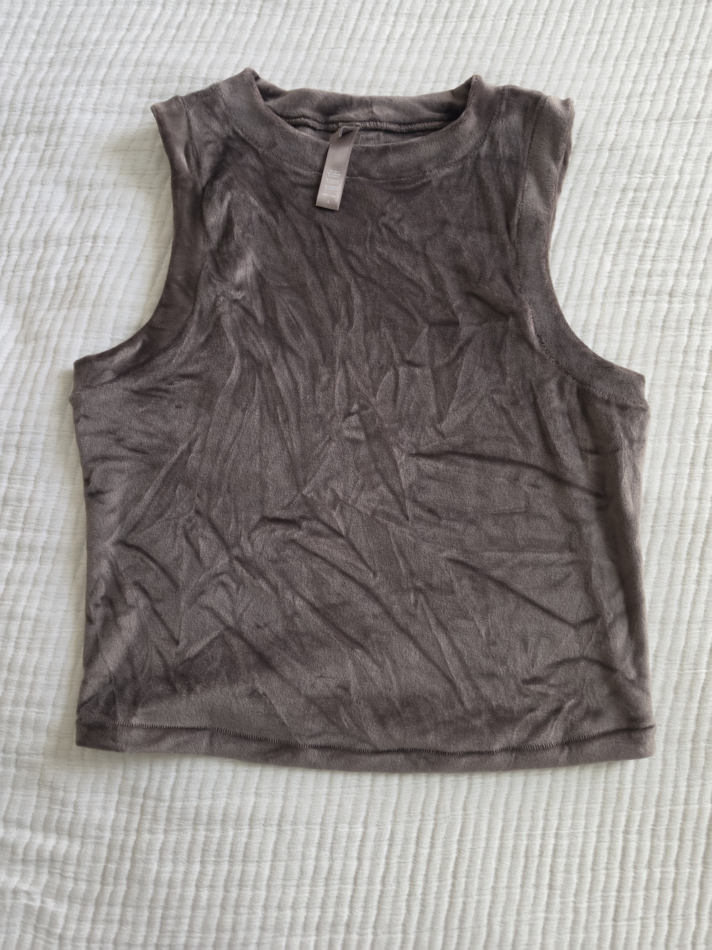 SKIMS Sleeveless Crop Tank Top